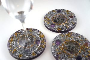 Orgonite sous-verre